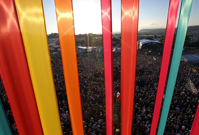 Glastonbury day 4: Glastonbury 2011: watchtower