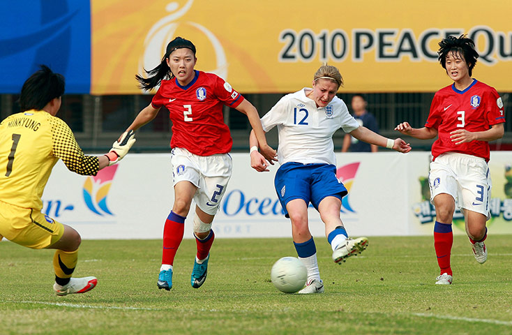 women's football: Peace Queen Cup - South Korea v England