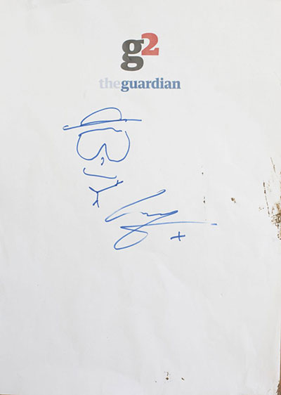 Sketches of Bono: Glastonbury 2011: Guy Garvey Bono