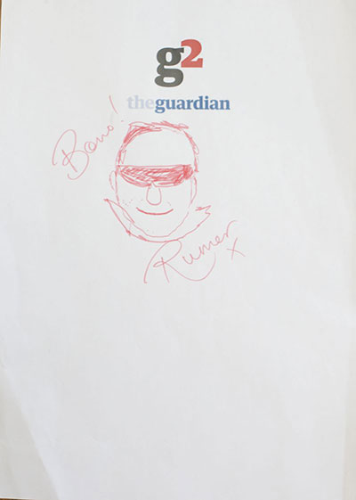 Sketches of Bono: Glastonbury 2011: Bono Rumer