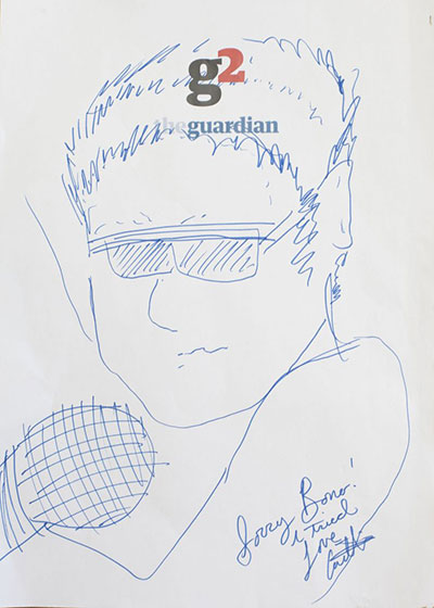 Sketches of Bono: Glastonbury 2011: Bono Caitlin Rose