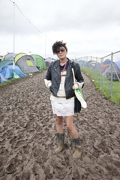 Glastonbury punters: Lena Young