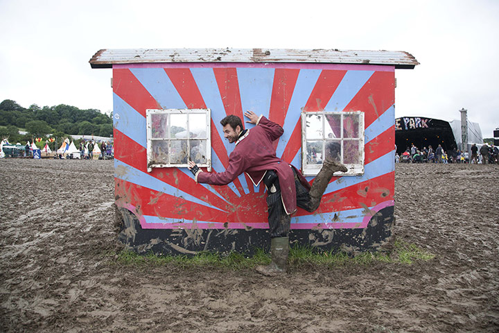 Glastonbury punters: Daniel Danger Ferro, 32, London