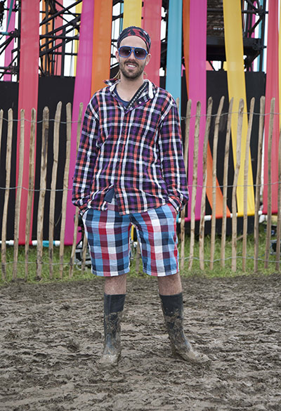 Glastonbury punters: Daniel Goodchild, 26, London