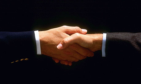 Businessmen Shaking Hands