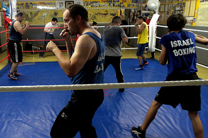 Jerusalem Boxing Gym: boxers training