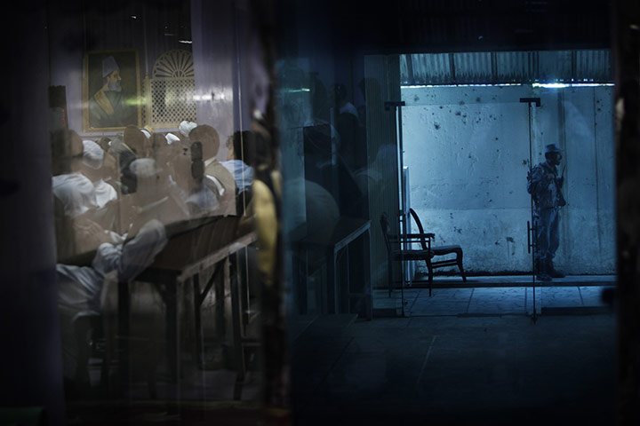 24 hours in pictures: losing election candidates in Kabul