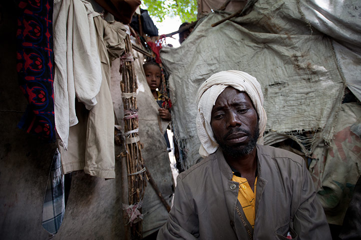 Somalia camps: for internally diplaced people due to drought and civil war