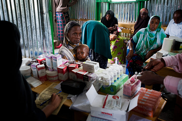 Somalia camps: for internally diplaced people due to drought and civil war