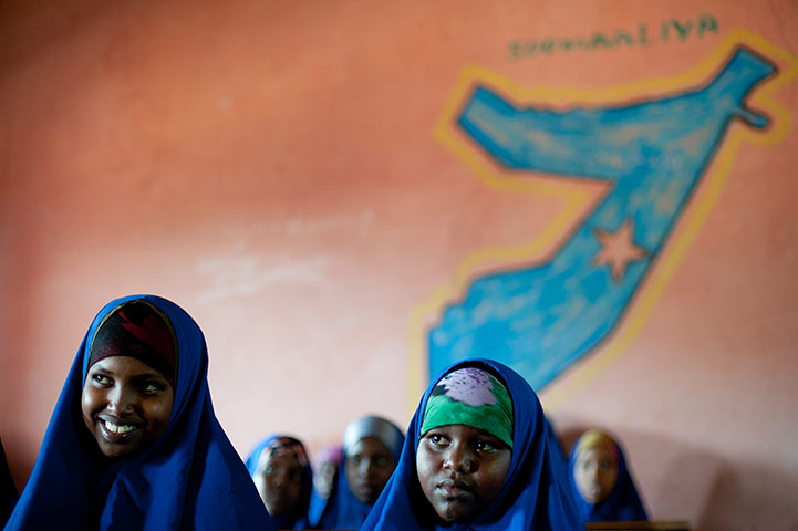 Somalia camps: for internally diplaced people due to drought and civil war