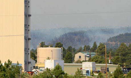 Wildfire reaches Los Alamos nuclear facility Wildfire Los Alamos 006