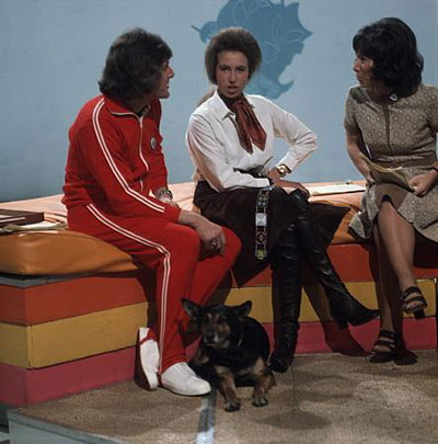 Princess Anne on Blue Peter