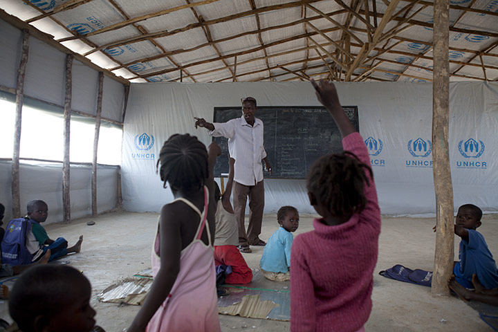 Ivory coast refugees: Bahn Refugee Camp, Liberia