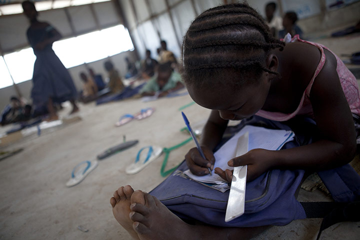 Ivory coast refugees: Bahn Refugee Camp, Liberia