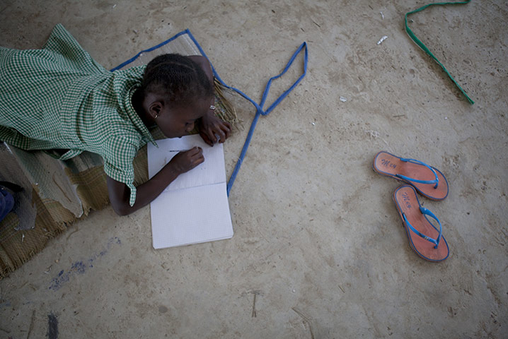 Ivory coast refugees: Bahn Refugee Camp, Liberia
