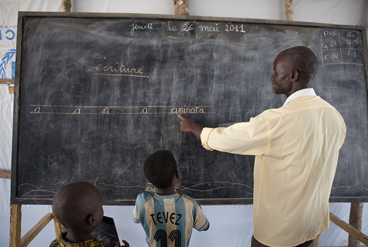 Ivory coast refugees: Bahn Refugee Camp, Liberia