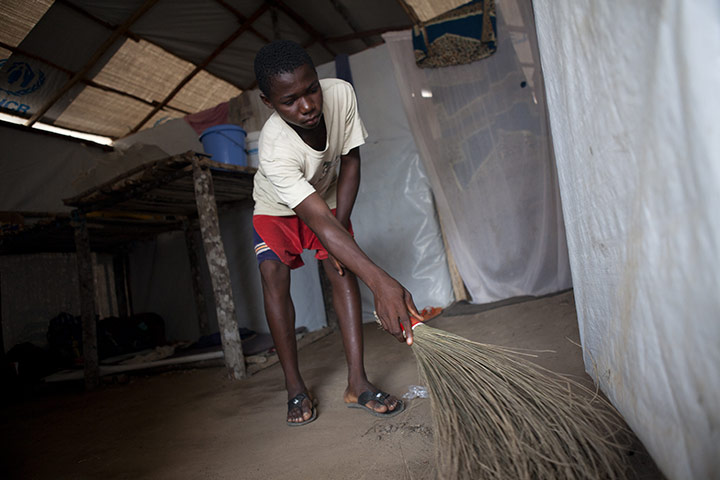 Ivory coast refugees: Bahn Refugee Camp, Liberia