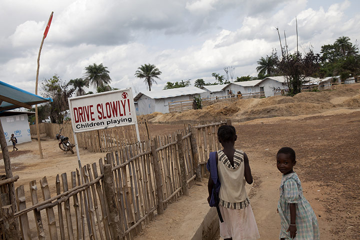 Ivory coast refugees: Bahn Refugee Camp, Liberia