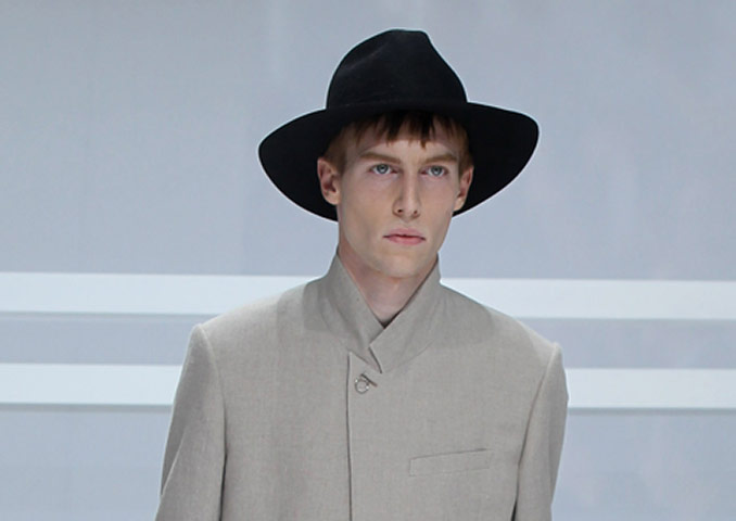 Paris menswear: the hats: Dior Homme Paris Fashion Week Menswear S/S 2012