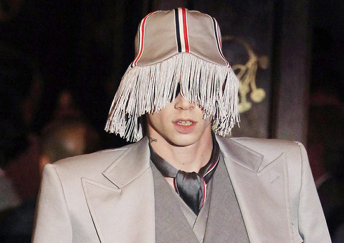 Paris menswear: the hats: Thom Browne Paris Fashion Week Menswear S/S 2012