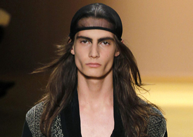 Paris menswear: the hats: Ann Demeulemeester Paris fashion week menswear spring 2012
