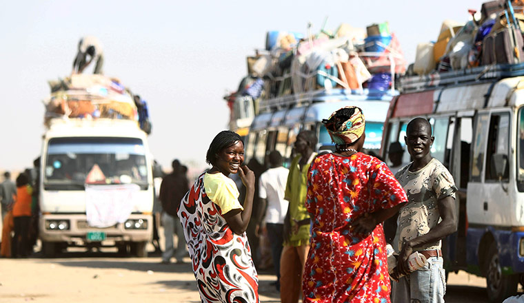 Southern Sudan: Southern Sudanese returning from Khartoum 