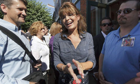 Sarah Palin arrives for premiere of  The Undefeated