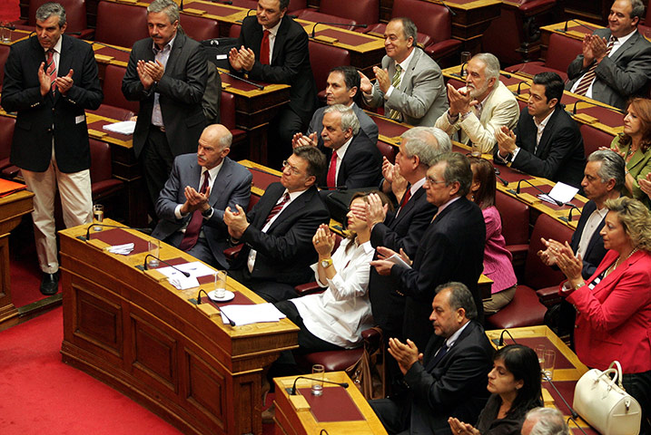 Greek strike day 2: Greek parliament vote new fiscal policy framework