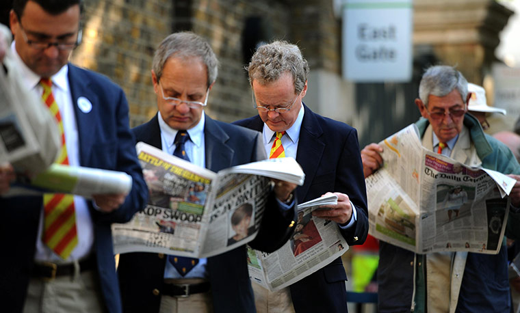 24 hours in pictures:  MCC members queue outside Lord's Cricket Ground 