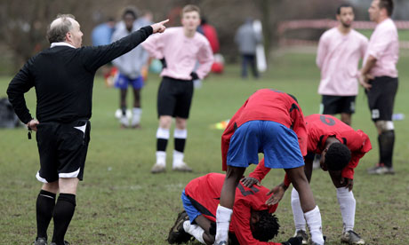 Hackney Marshes Hosts Its Weekly Sunday League Football Matches