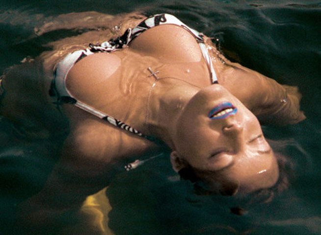 swimwear: Romy Schneider in Inferno