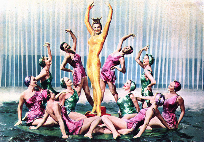 swimwear: Esther Williams in Million Dollar Mermaid