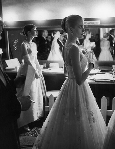 fancy meeting you here: Grace Kelly and Audrey Hepburn