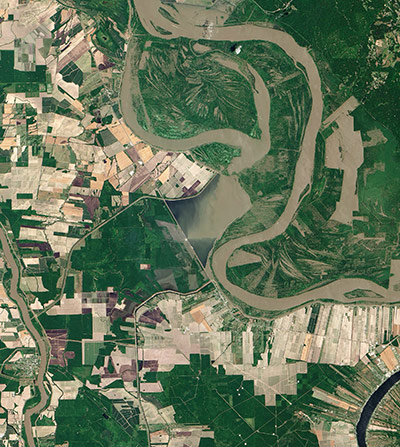 Satelitte Eye on Earth: Army Corps To Open Spillway In Louisiana To Ease Flooding