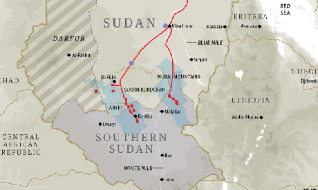 Abyei Sudan Map