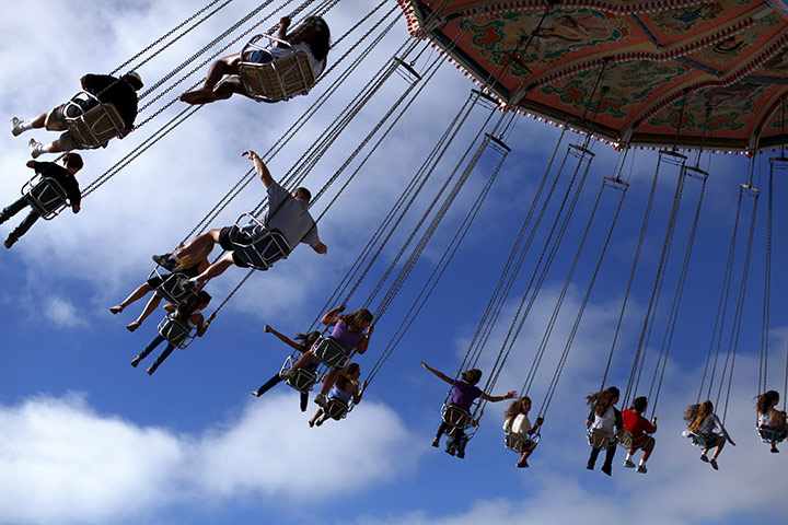 24 hours in pictures: San Diego county fair in Del Mar, California