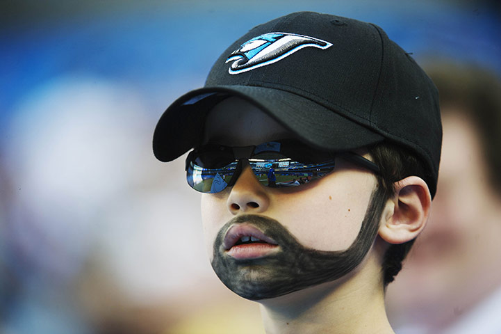 24 hours in pictures: Jose Bautista fan