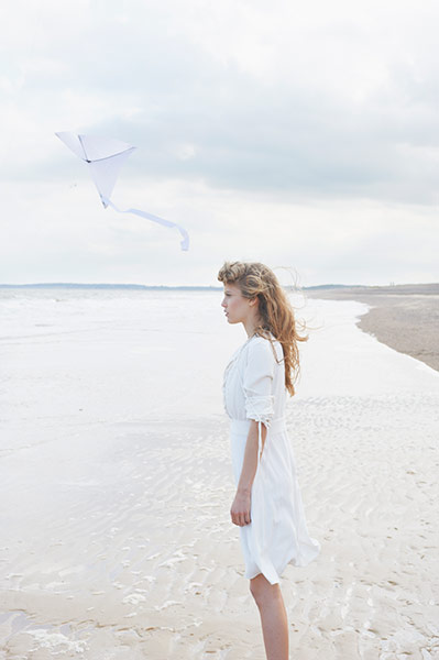 White fashion: Dress