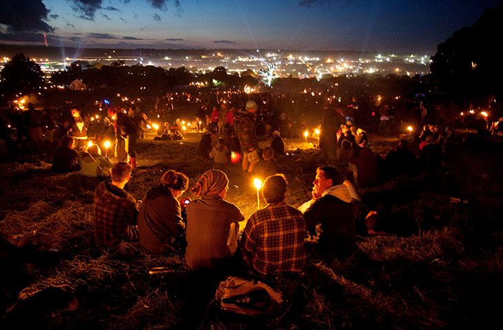 Glastonbury 2011: The view from the stone circle