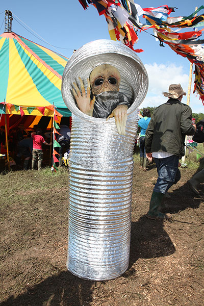 Glastonbury 2011: An alien pays a visit to the kidz field