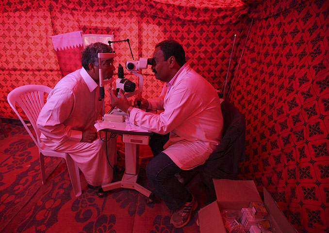 24 Hours in Pictures: Ophthalmologist