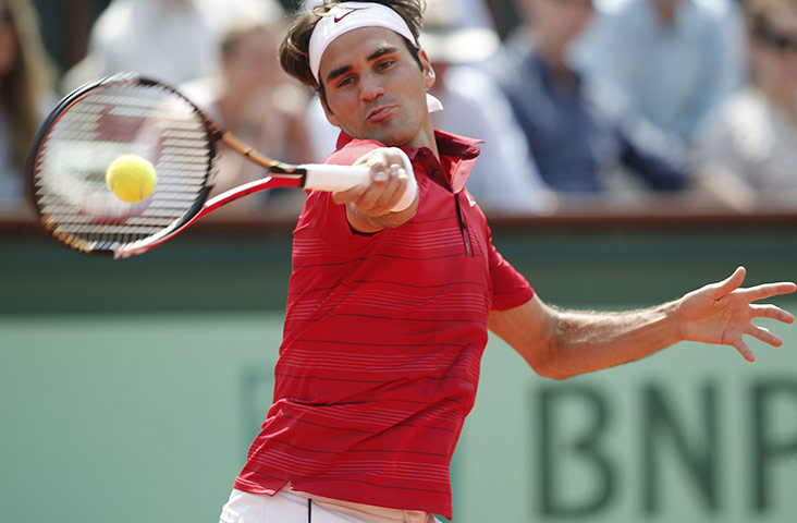 French open final:  Roger Federer