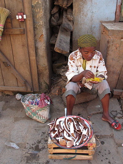 Aid crisis in Madagascar: poverty in Andohotapenaka II district of the capital Antananarivo