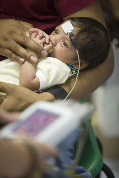 RNID centenary: Baby screening at the Royal Free Hospital, London