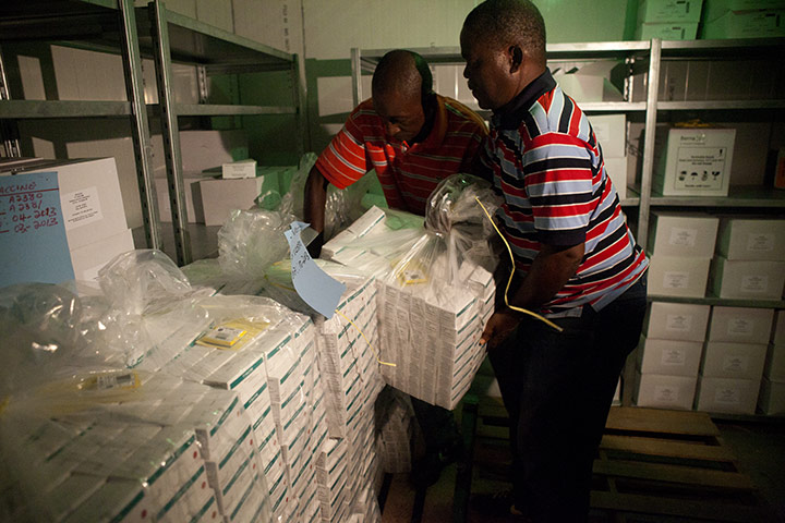 Vaccination: in Liberia