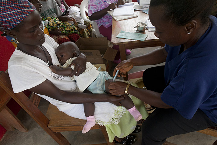 Vaccination: in Liberia
