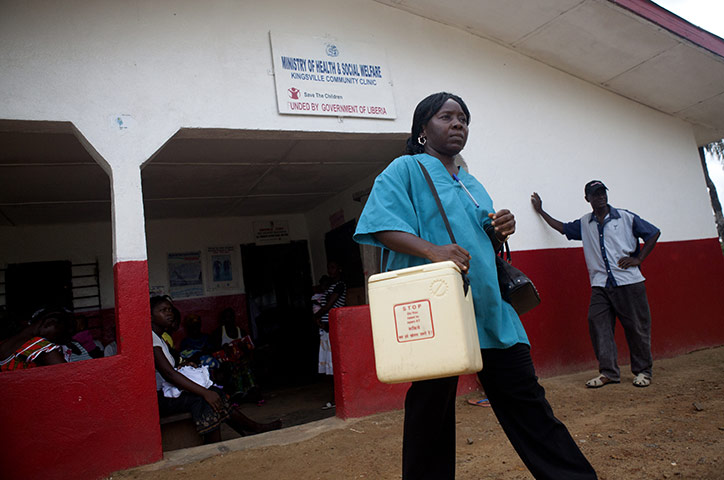 Vaccination: in Liberia