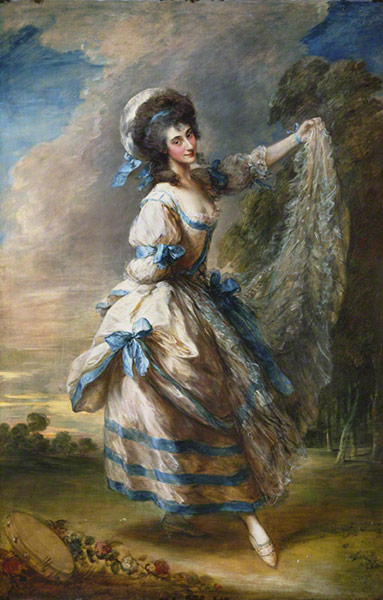 NPG First Actresses: Giovanna Baccelli by Thomas Gainsborough