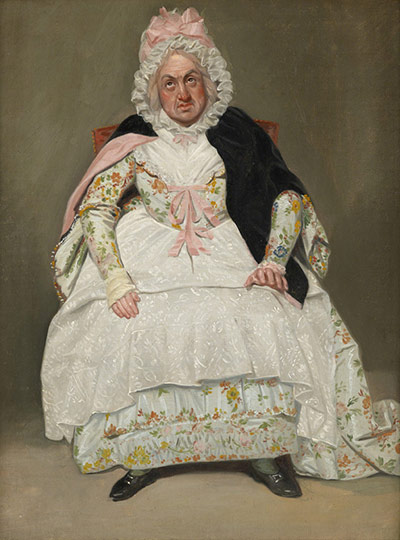 NPG First Actresses: Henry Angelo as Mrs Cole in ‘The Minor’