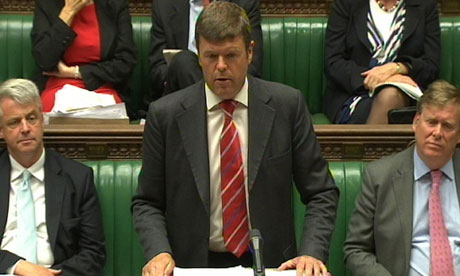 Paul Burstow addresses MPs in the Commons